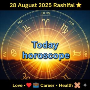 28 August 2025 Rashifal