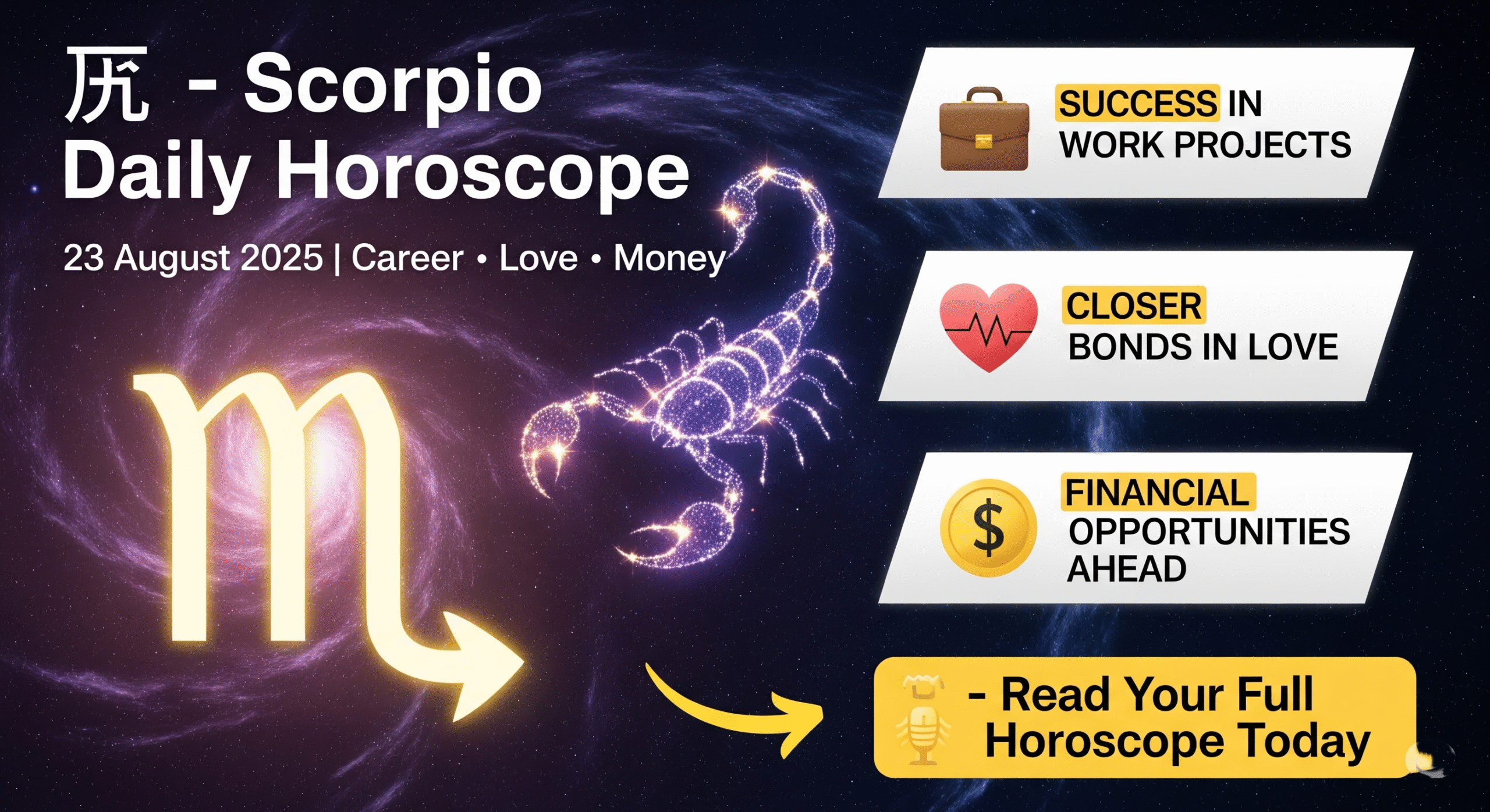 Scorpio Daily Horoscope
