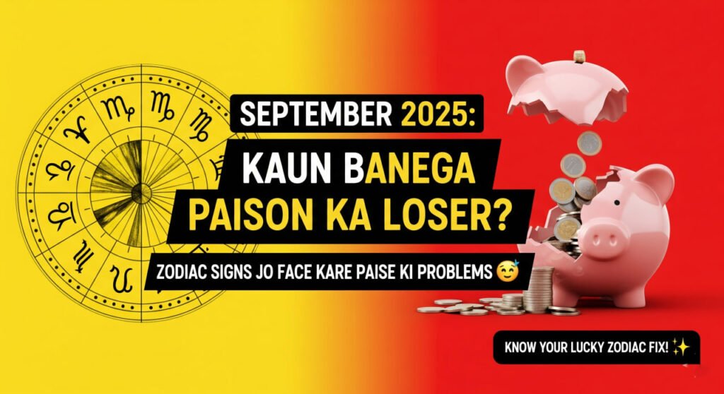 सितंबर 2025 में कौन-कौन सी राशि वालों को पैसों की समस्या होगी