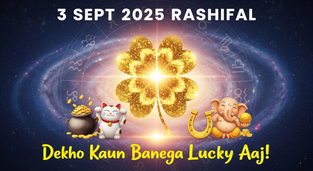 3 सितम्बर 2025 का राशिफल