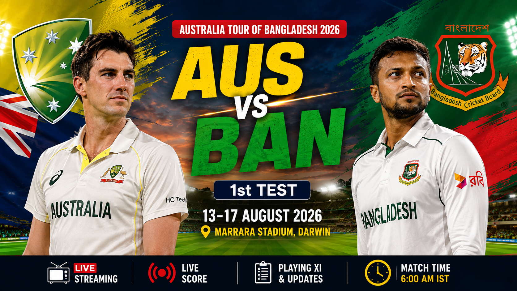 AUS vs BAN